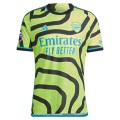 Arsenal adidas 2023/24 Away Authentic Custom Jersey - Yellow