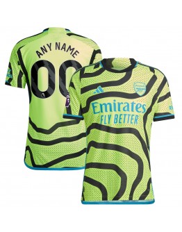 Arsenal adidas 2023/24 Away Replica Custom Jersey - Yellow