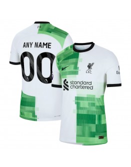 Liverpool Nike 2023/24 Away Replica Custom Jersey - White